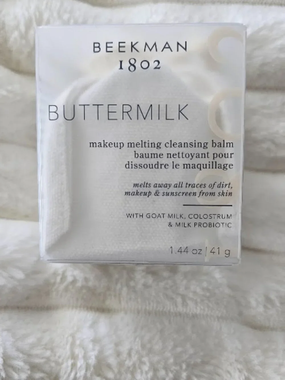 Beekman 1802 Buttermilk Cleansing Balm & Milk Mud Warming Clay Mask Duo (NWOT)